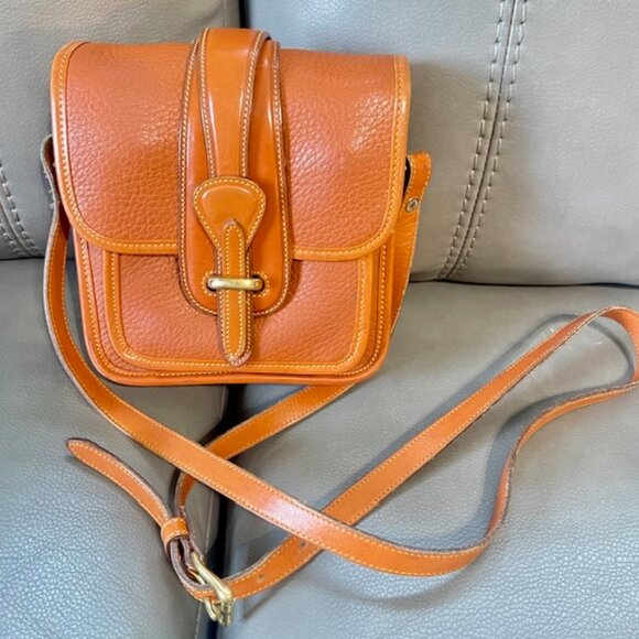 Dooney & Bourke Brown Essex Equestrian Saddle Handbag - Picture 1 of 9
